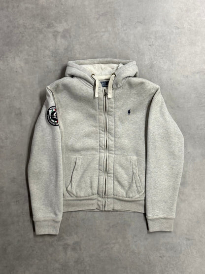 90's RALPH LAUREN「PONYLOGO」裏地ボア　フルジップパーカー