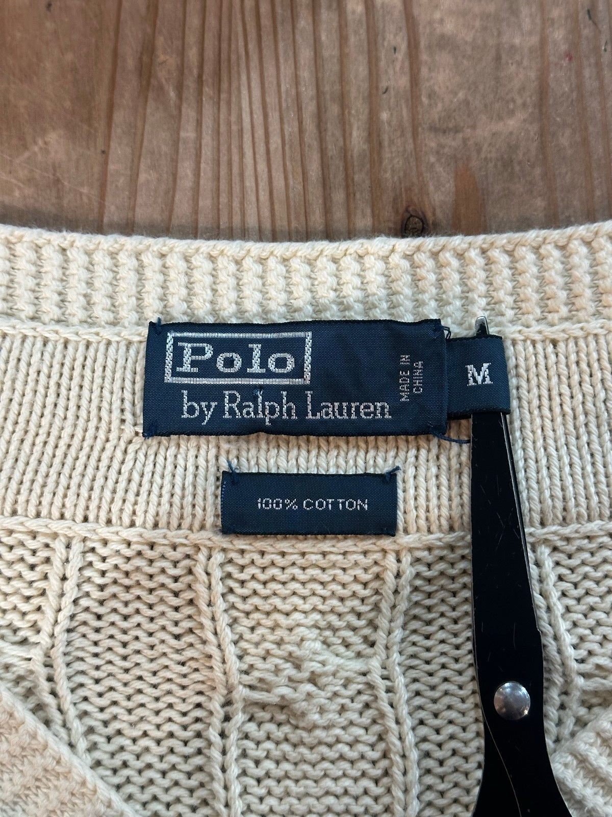 90's RALPH LAUREN チルデンニット