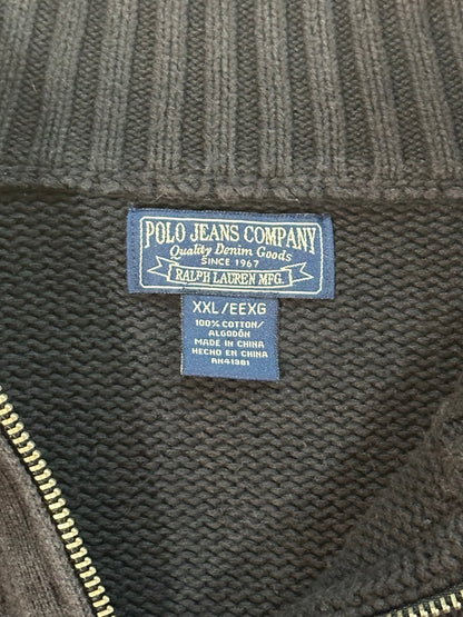 90's RALPH LAUREN ハーフジップニット