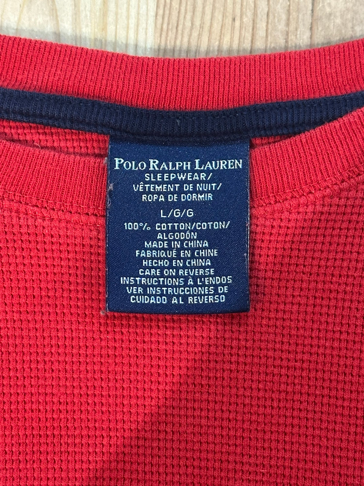 90's RALPH LAUREN サーマルロングスリーブTシャツ