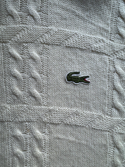 80's LACOSTE「cable」セーター
