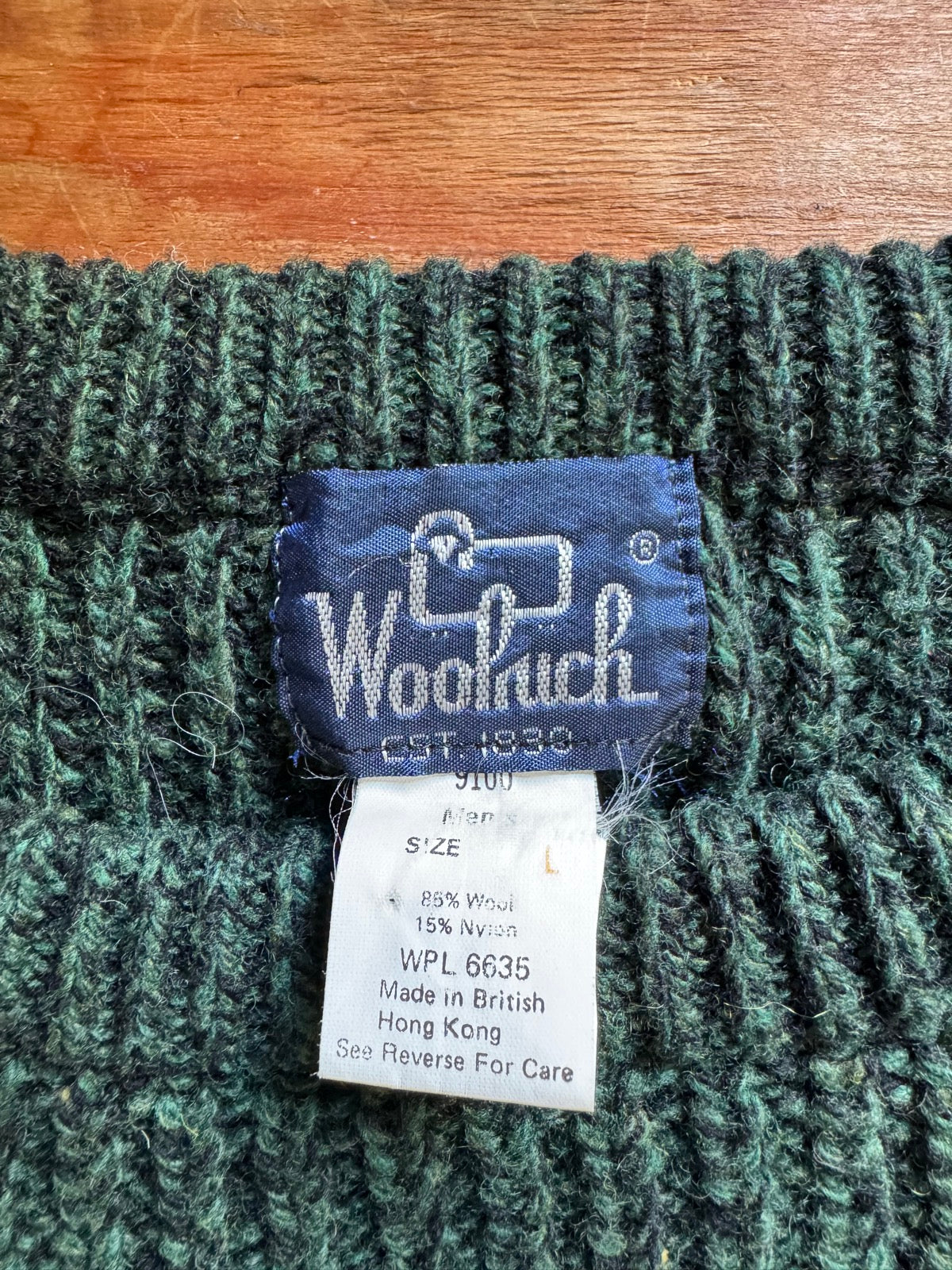 80's WOOLRICH ウールニット