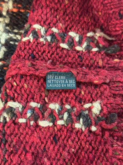 90's RALPH LAUREN「Tartan check」ハーフジップニット