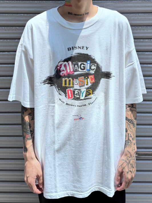 00's DISNEY 「MAGIC MUSIC DAYS」 キャラクターTシャツ