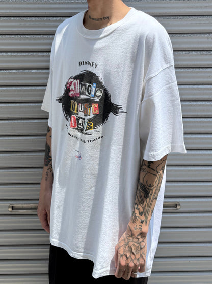 00's DISNEY 「MAGIC MUSIC DAYS」 キャラクターTシャツ