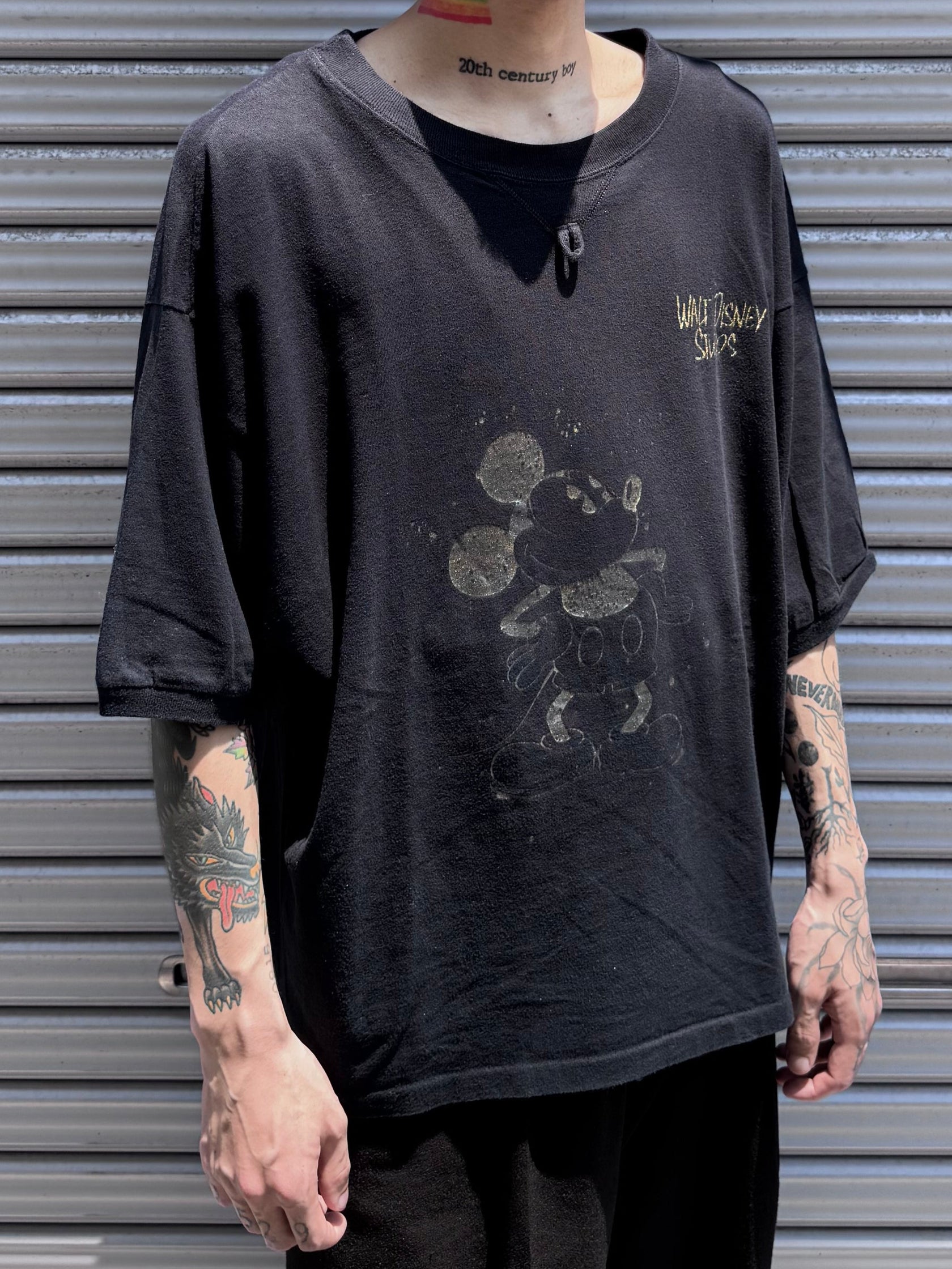 90’s DISNEY 「MICKEY MOUSE」USA製 キャラクターTシャツ