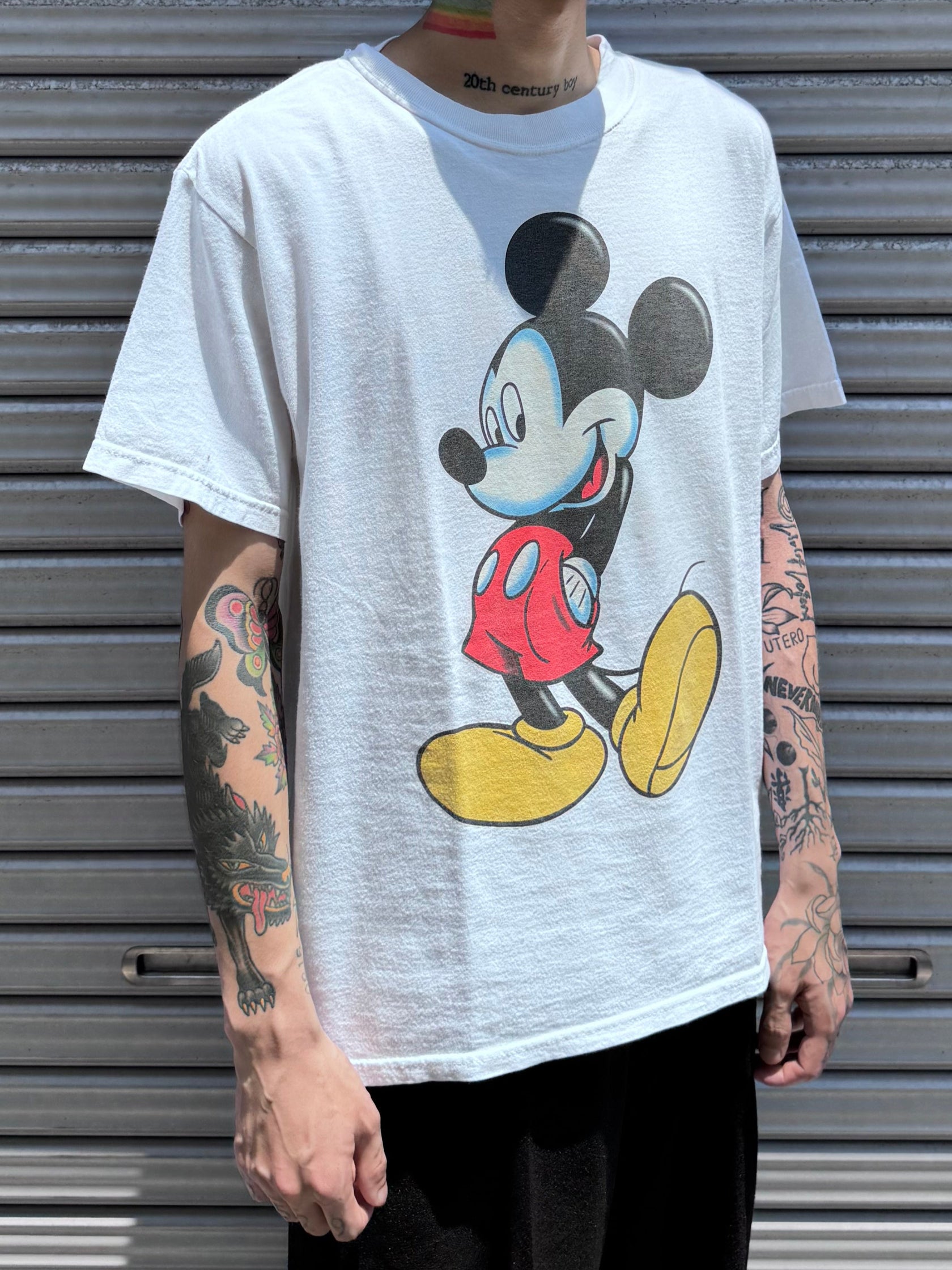 90's~00's DISNEY 「MICKEY MOUSE」USA製 キャラクターTシャツ