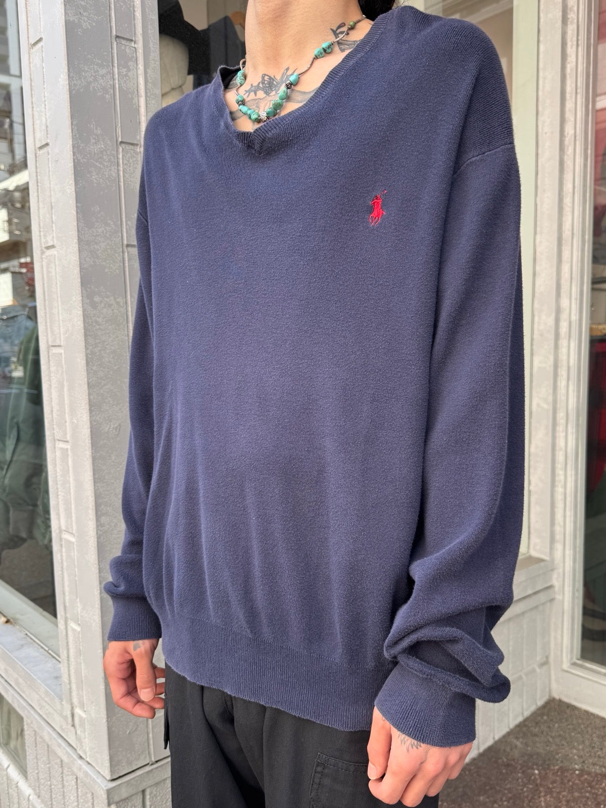 90's RALPH LAUREN ピマコットンニット