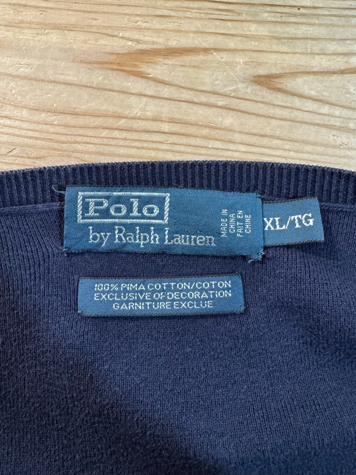 90's RALPH LAUREN ピマコットンニット