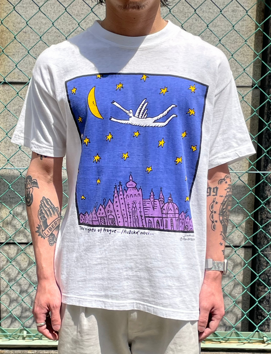 00's「PRAGUE」 アートTシャツ