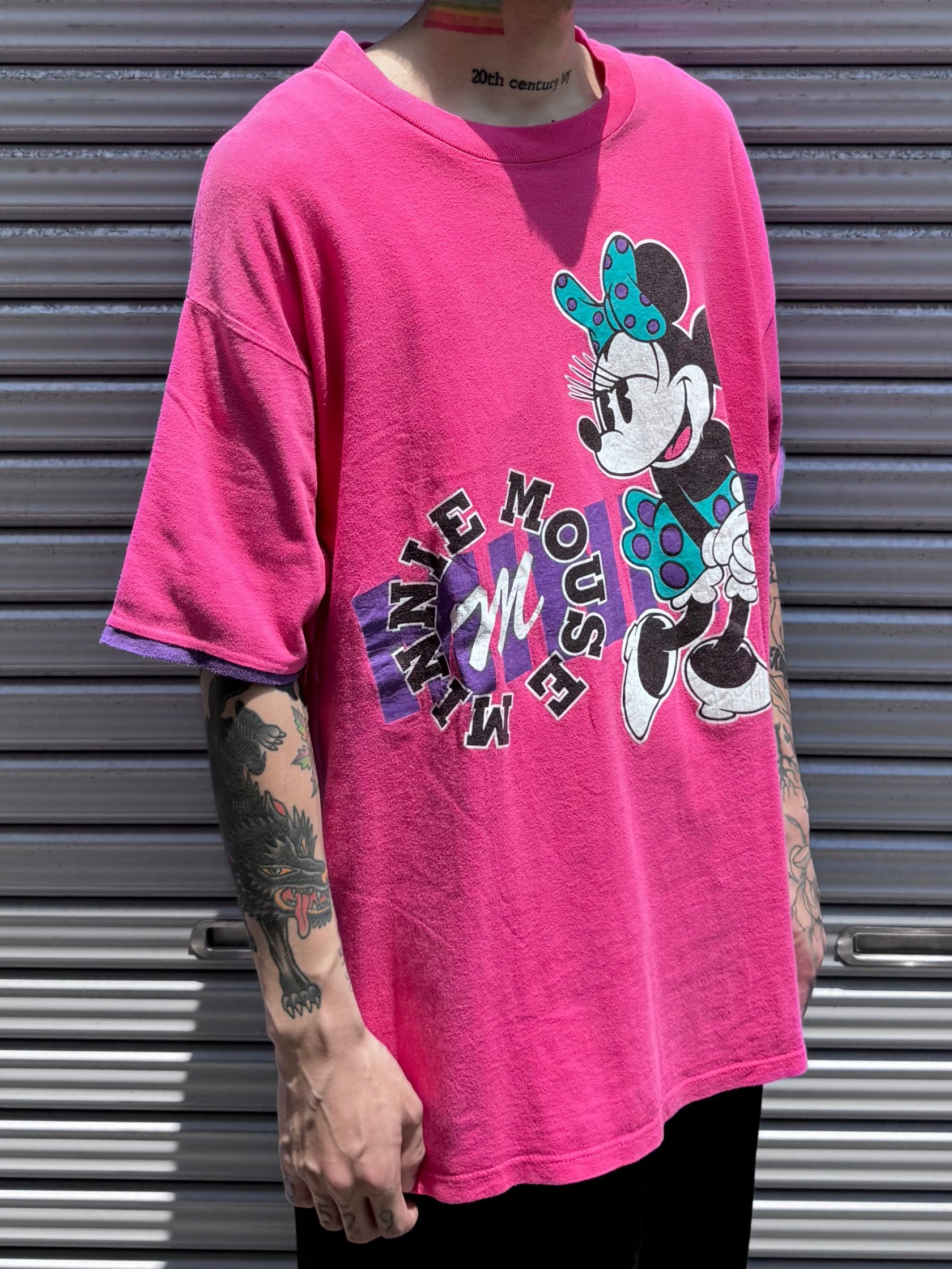 90's~00's DISNEY 「MINNIE MOUSE」USA製 キャラクターTシャツ