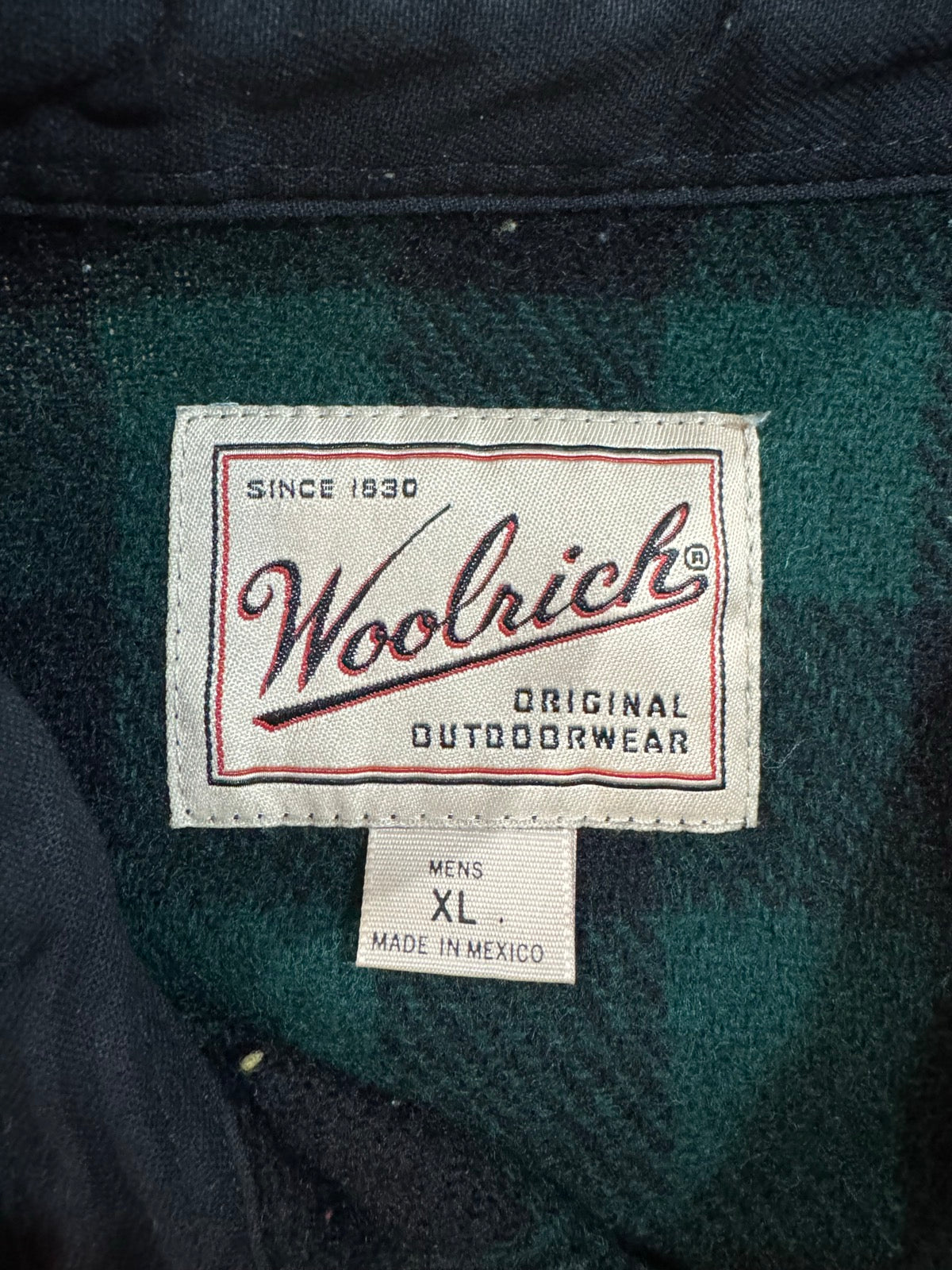 90's WOOLRICH「Check」ウールシャツ