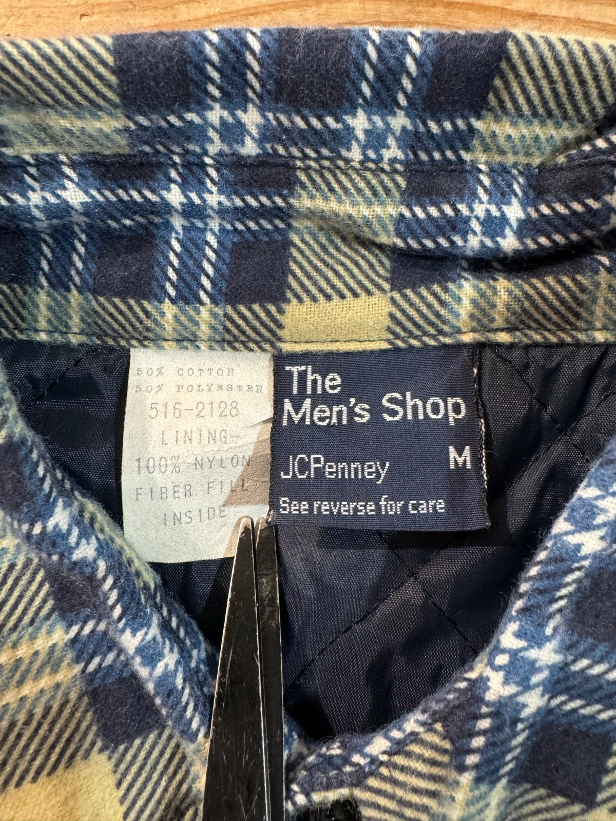 80's J.C.PENNY「The Mens Shop」チェックシャツジャケット