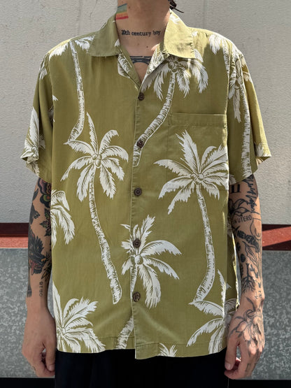 00's PATAGONIA「Pataloha」ヤシの木柄　アロハシャツ
