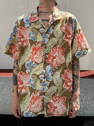 00's PATAGONIA「Pataloha」ボタニカル柄　アロハシャツ