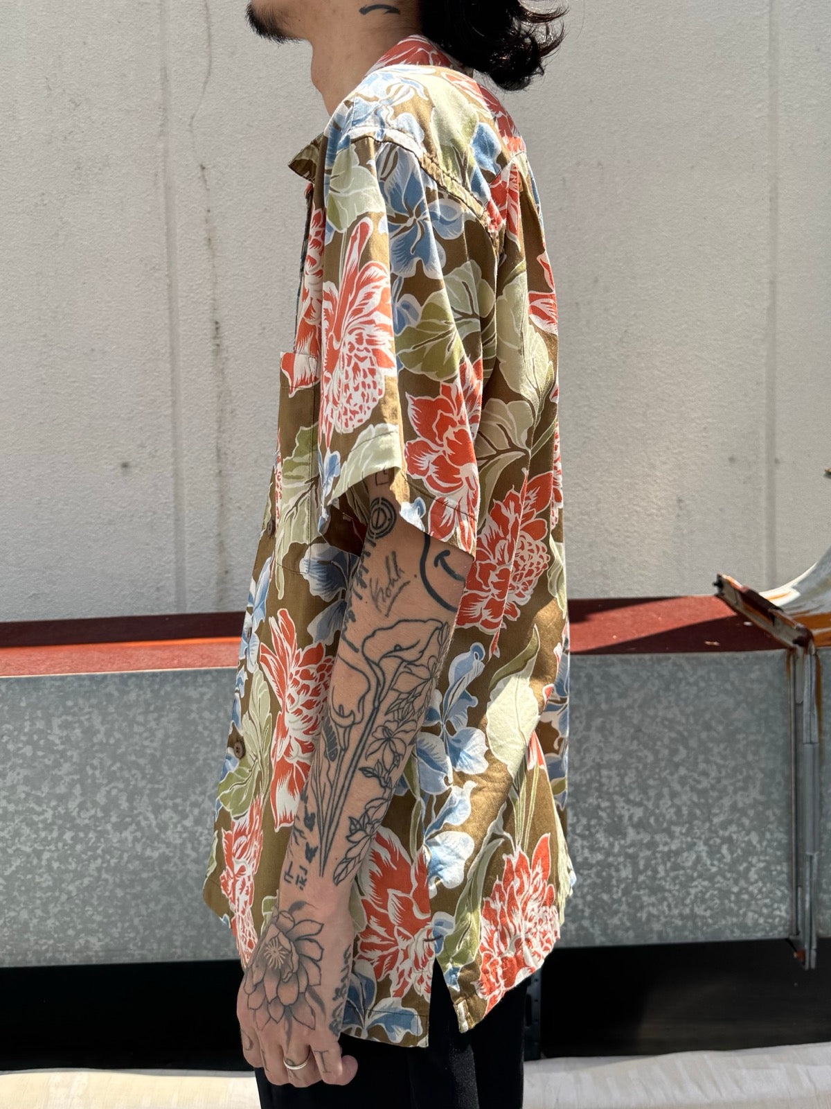 00's PATAGONIA「Pataloha」ボタニカル柄　アロハシャツ