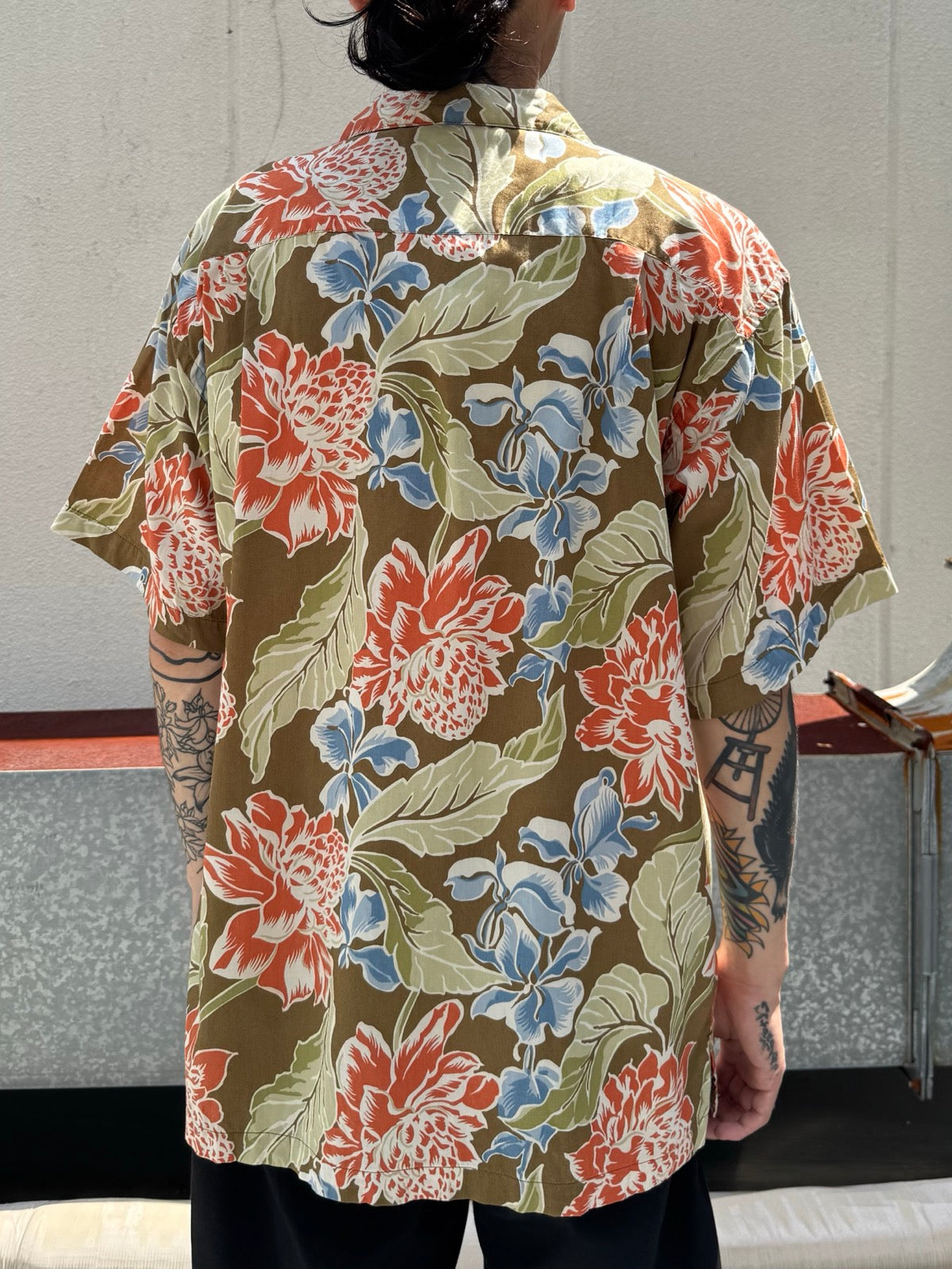 00's PATAGONIA「Pataloha」ボタニカル柄　アロハシャツ