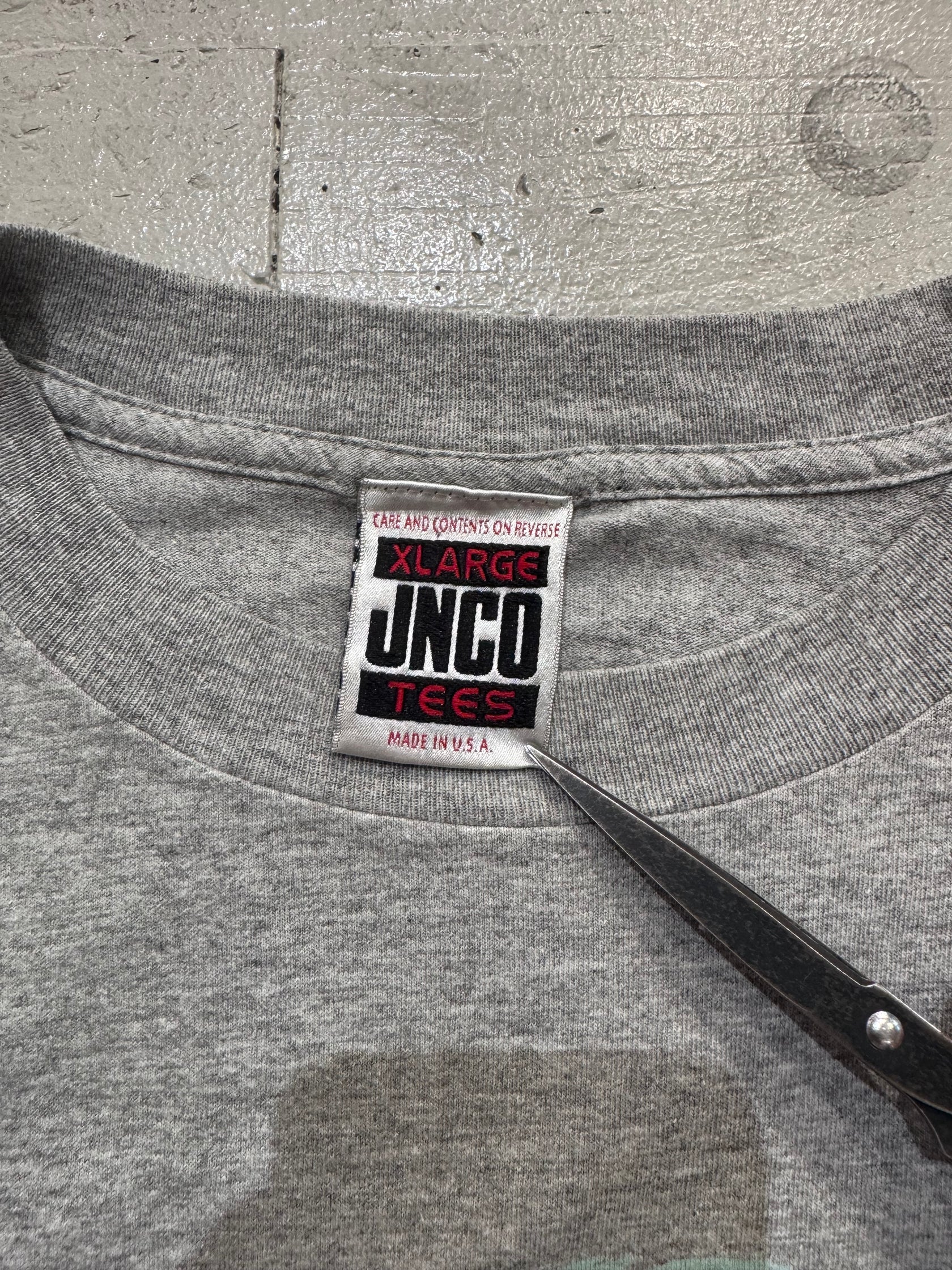 90's~00's JNCO「Edged」USA製 キャラクターTシャツ