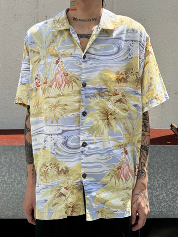 00's PATAGONIA「Pataloha」ヤシの木柄　アロハシャツ