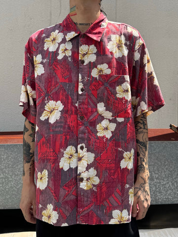 90's PATAGONIA 「Pataloha」ハイビスカス柄　アロハシャツ