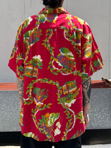 00's PATAGONIA「Pataloha」ハレイワ柄 アロハシャツ
