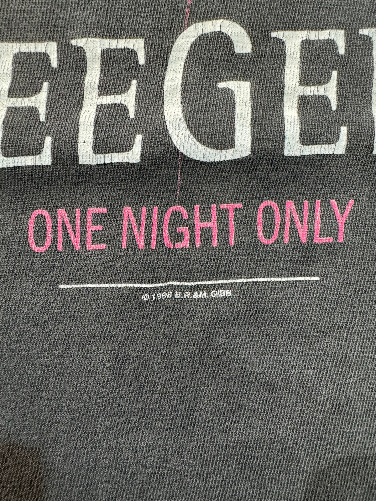 90's BEEGEES「One Night Only」バンドTシャツ