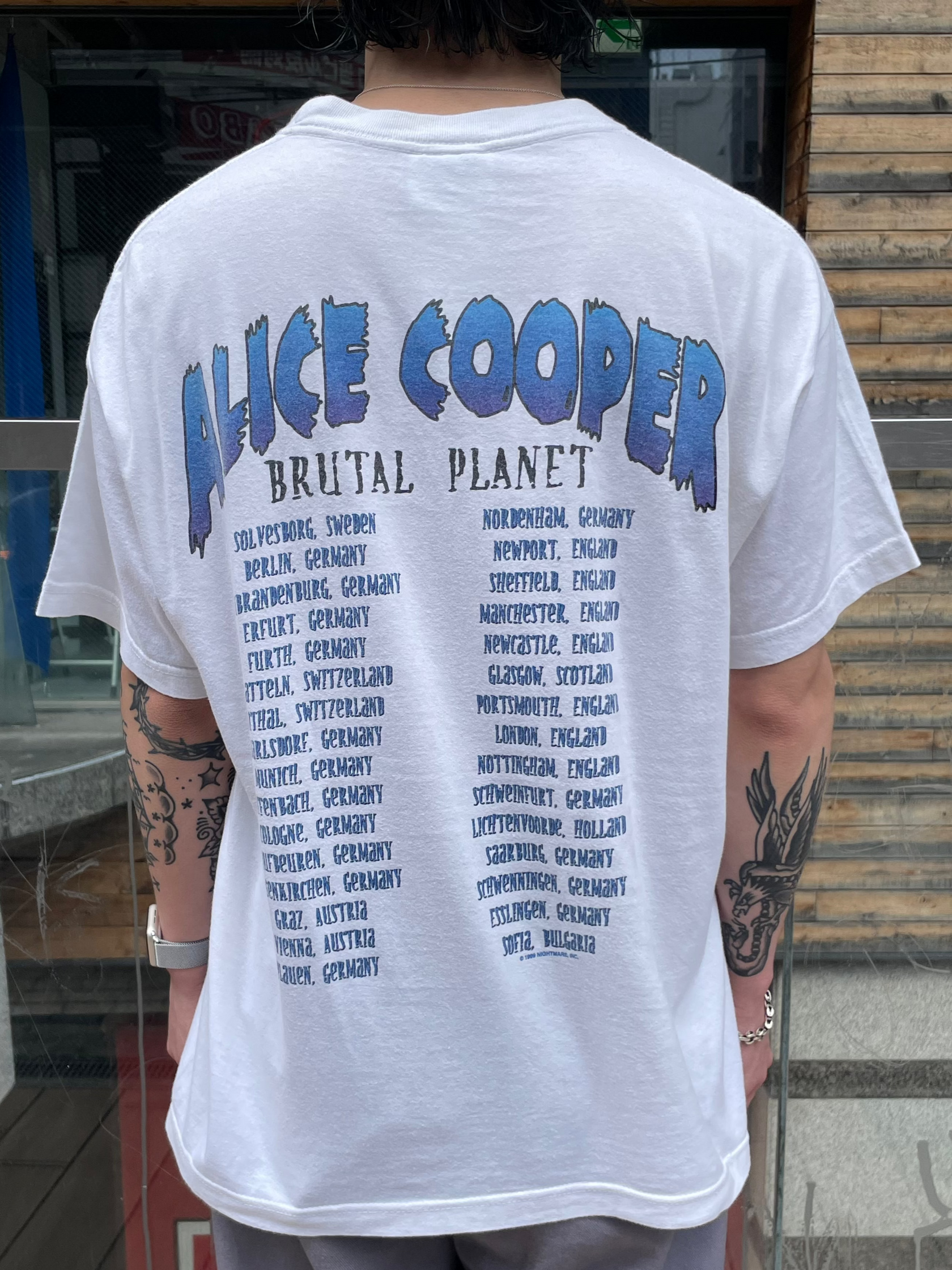 00's ALICE COOPER 「Brutal Planet」グラフィックTシャツ