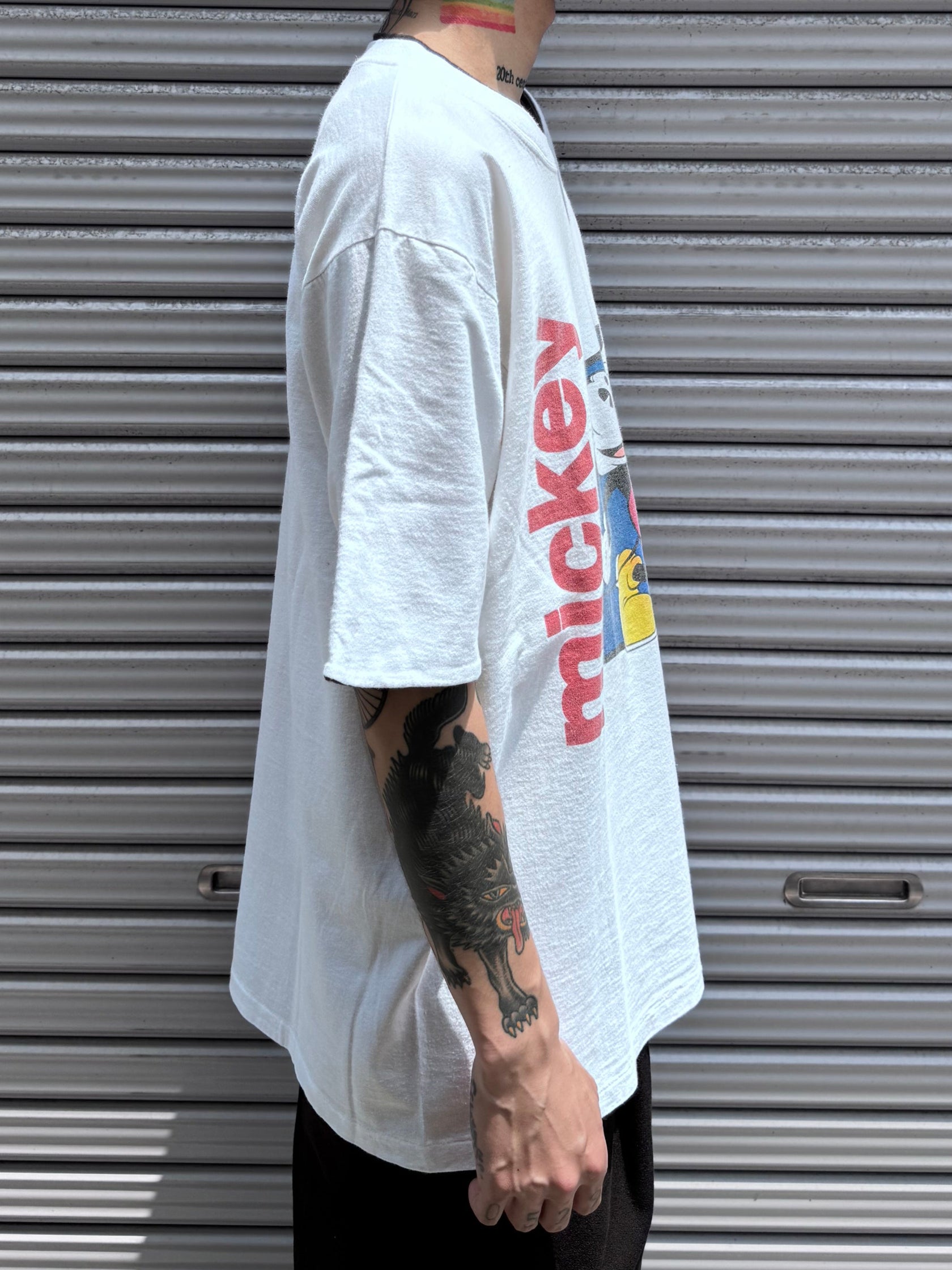 90’s DISNEY 「MICKEY MOUSE」USA製 キャラクターTシャツ