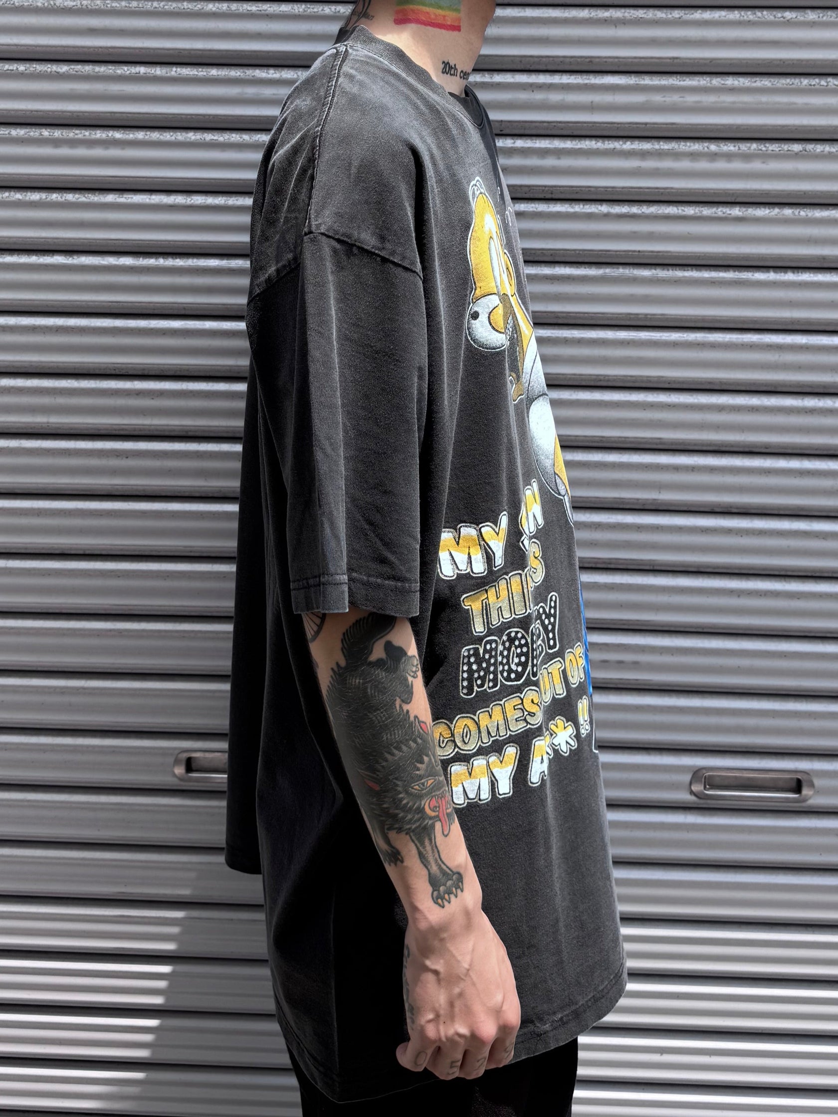 00's Bootleg「Simpsons」キャラクターTシャツ