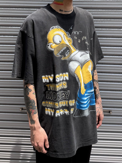 00's Bootleg「Simpsons」キャラクターTシャツ