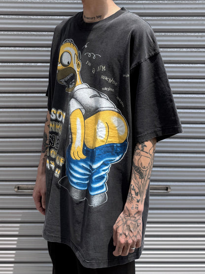 00's Bootleg「Simpsons」キャラクターTシャツ