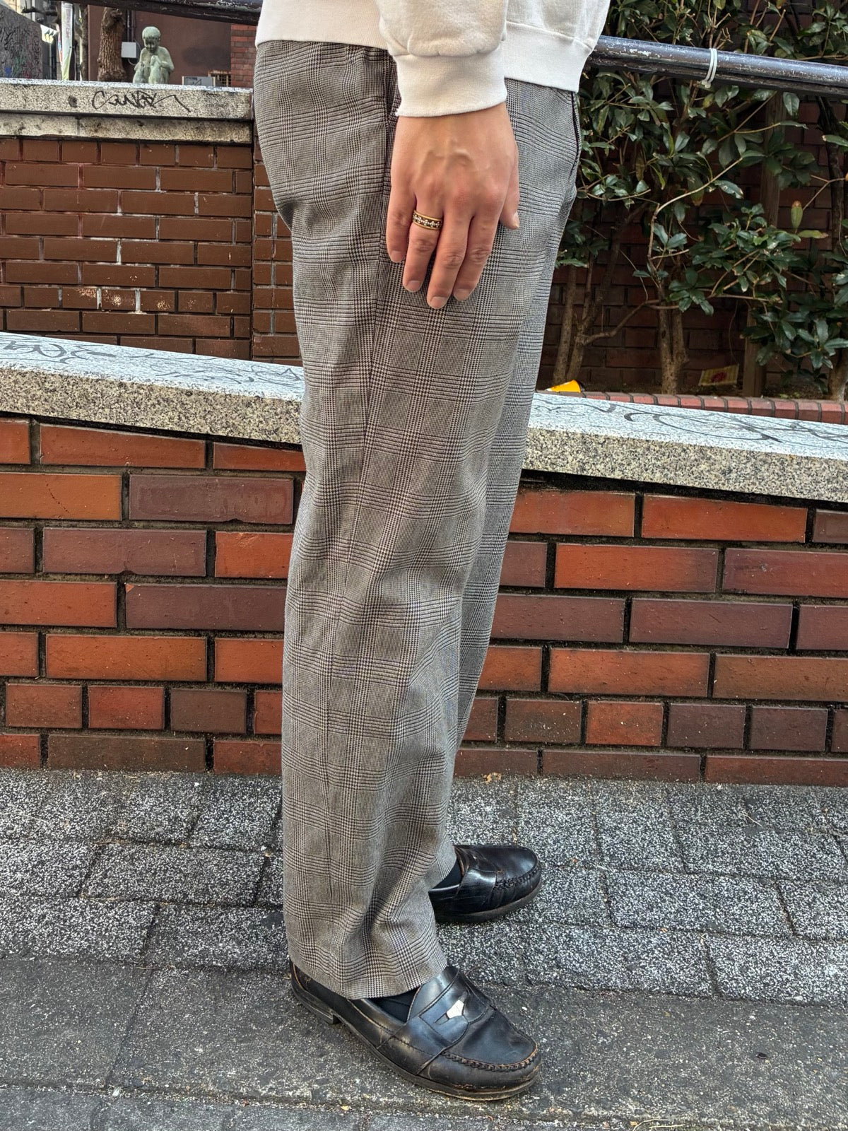 90's Ralph lauren「Glen Check」 スラックス