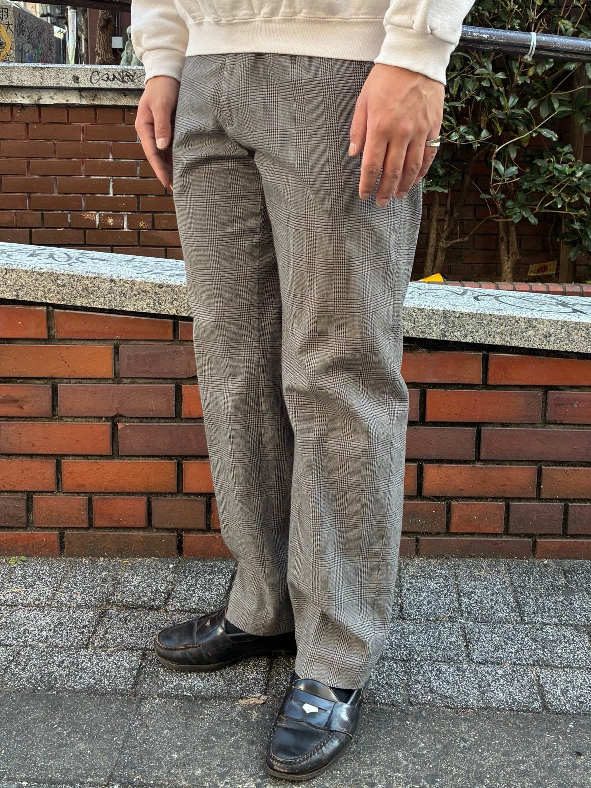 90's Ralph lauren「Glen Check」 スラックス