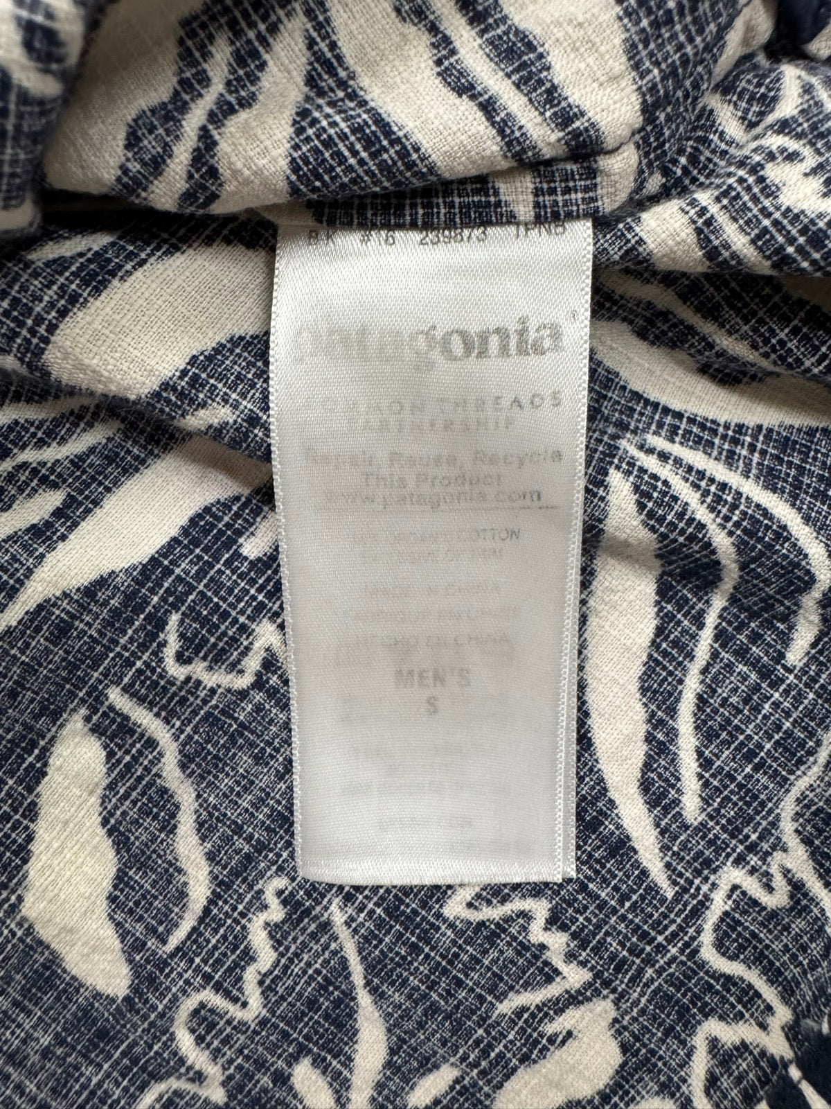 00's PATAGONIA「Pataloha」ティリーフ柄　アロハシャツ