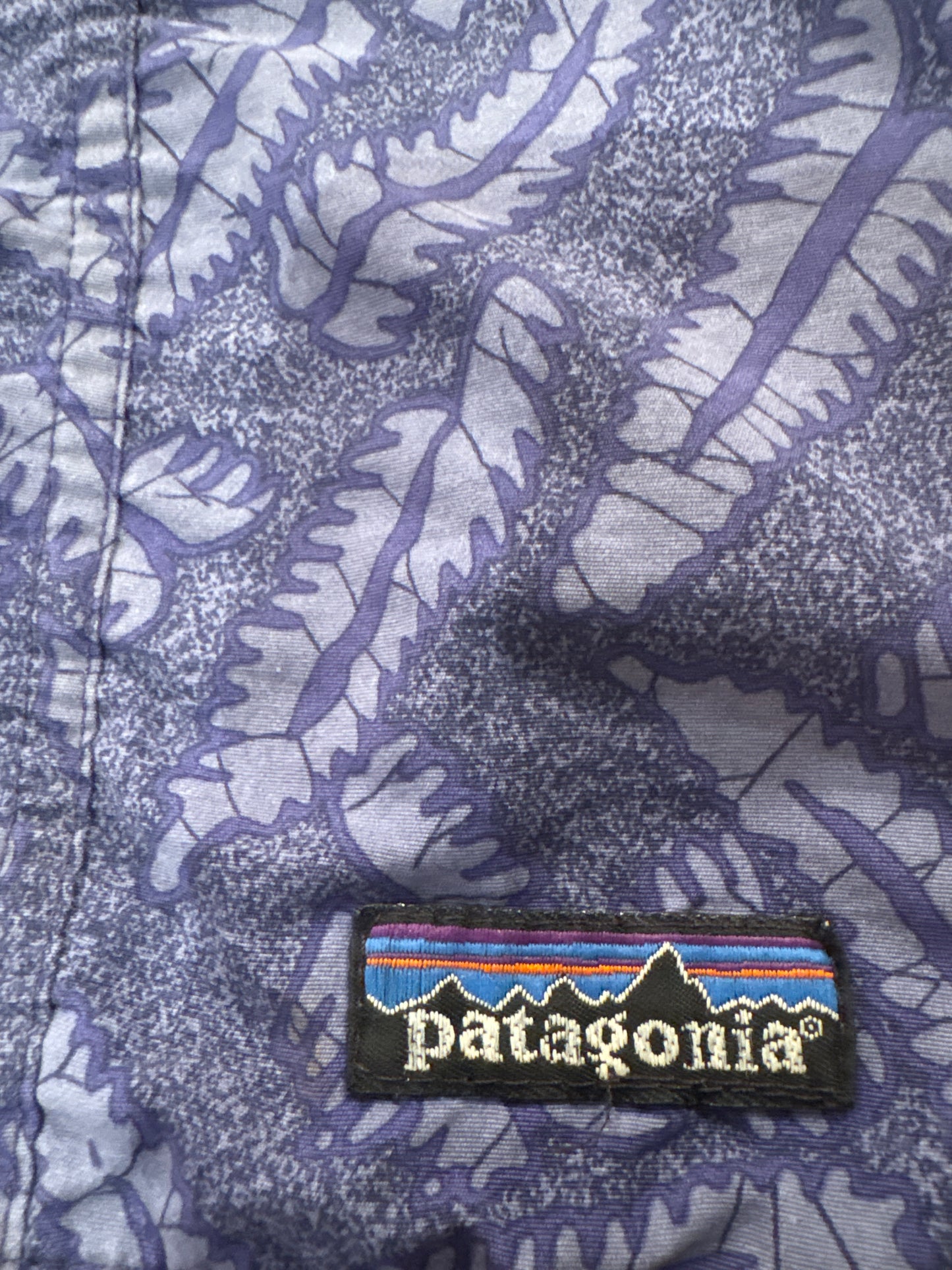 00's PATAGONIA「RIVER SHORTS Leaf pattern」ショートパンツ