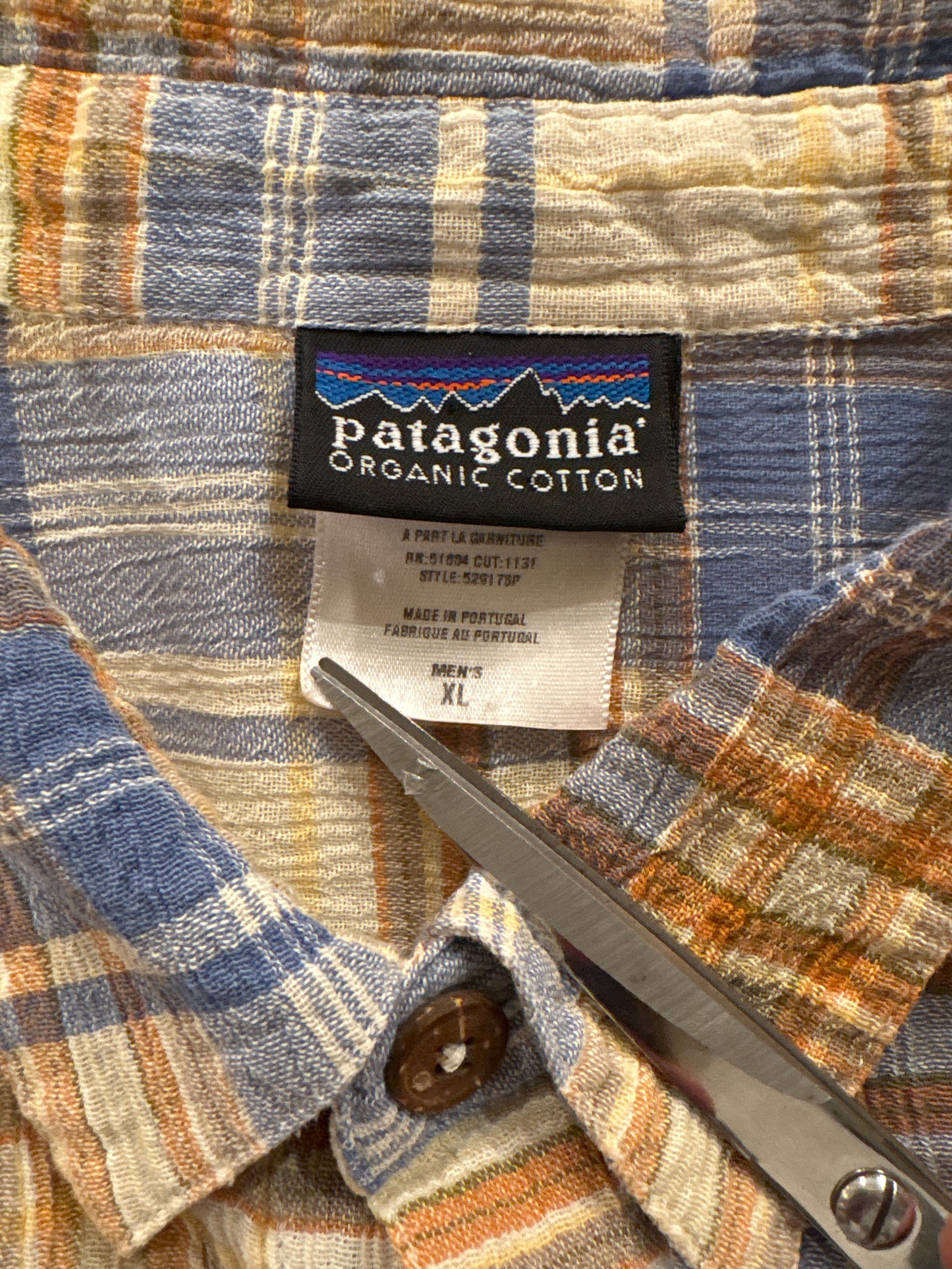 00's PATAGONIA「A/C Seersucker　Shirt」半袖シャツ