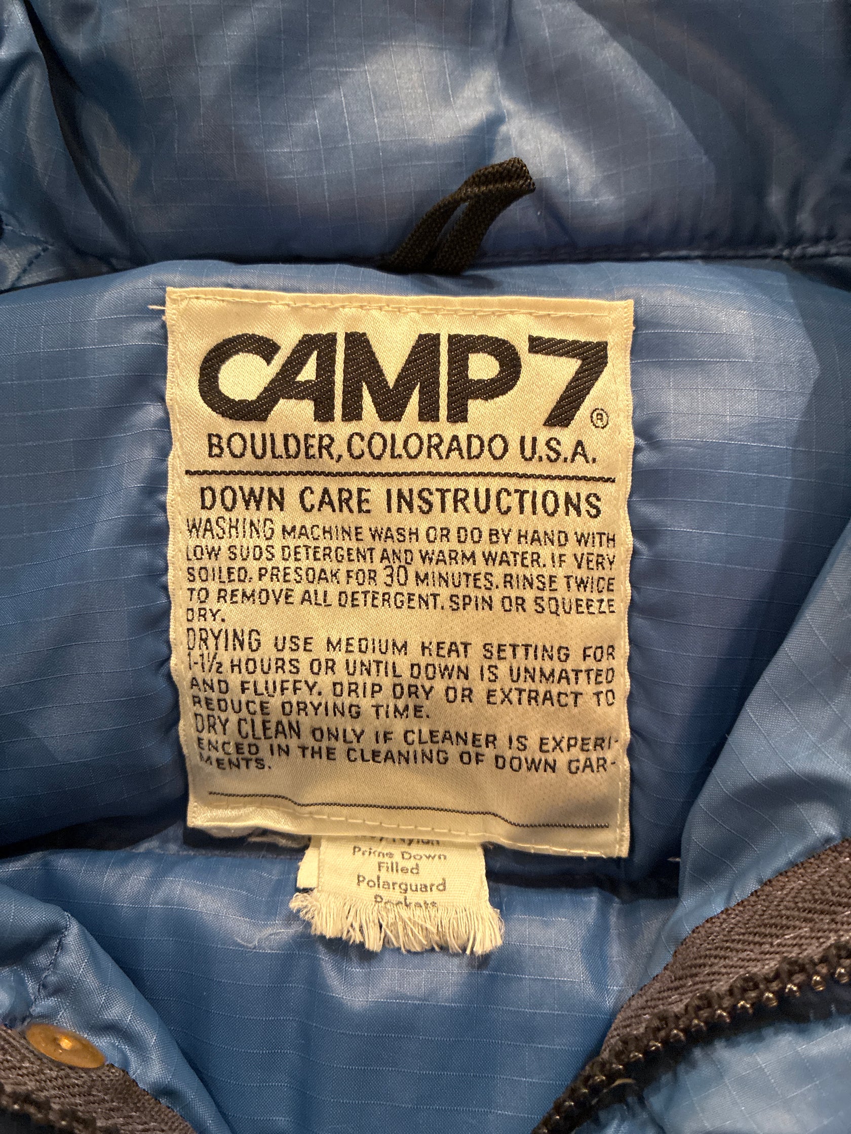 70's 「CAMP7 」ダウンジャケット