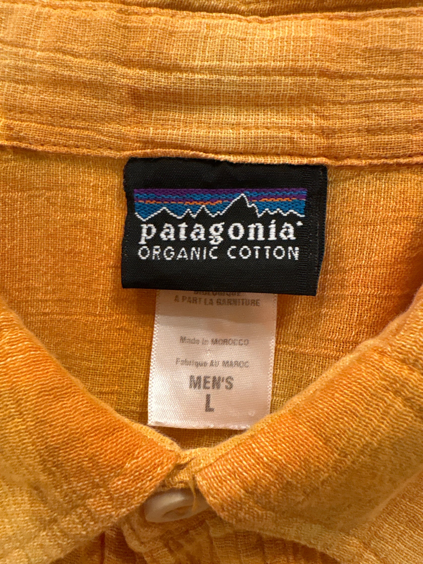 00's PATAGONIA「Organic Cotton Ombre Shirt」半袖シャツ
