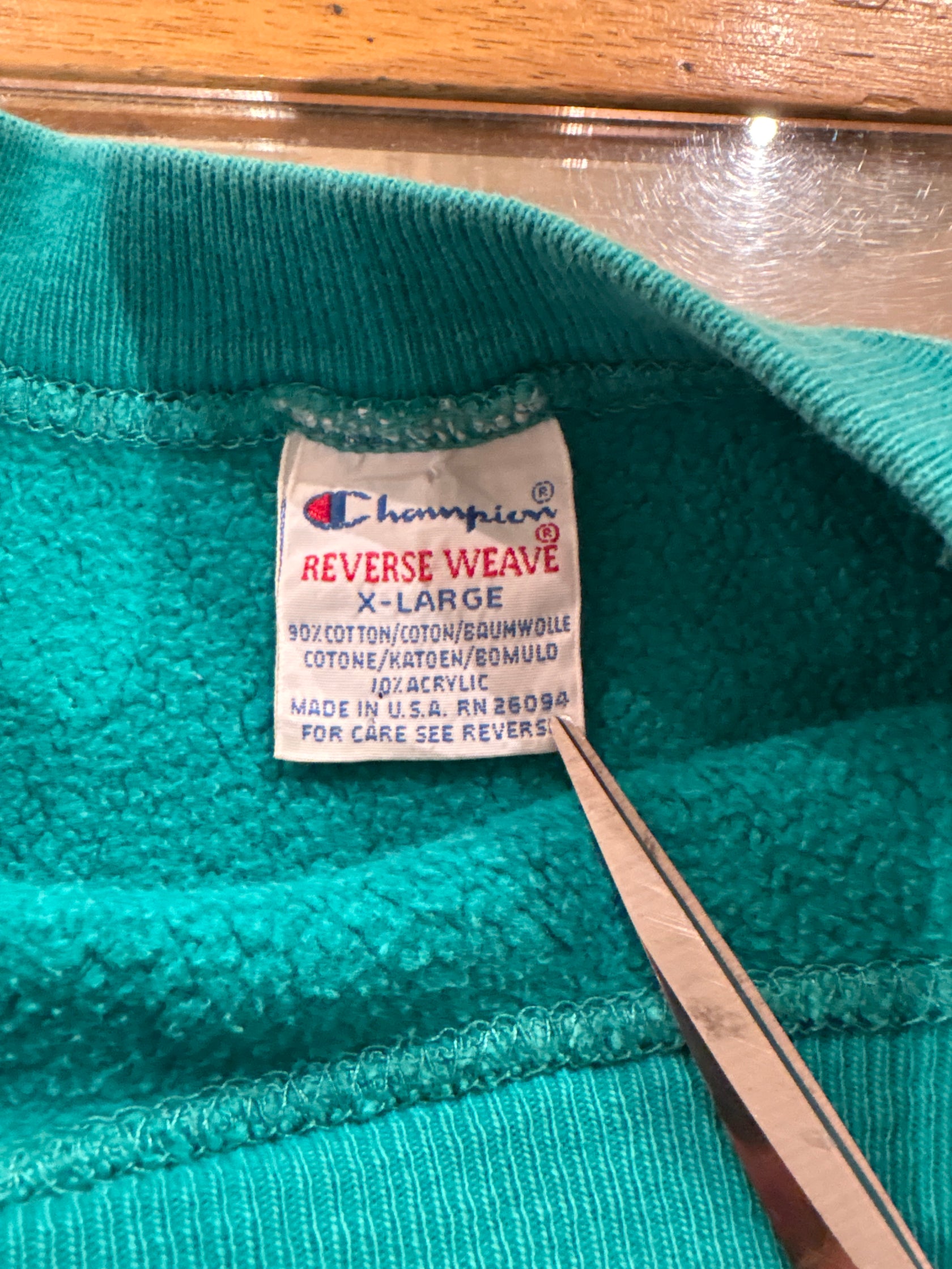 90‘s CHAMPION REVERSE WEAVE「OLDFIELDS」USA製 スウェット