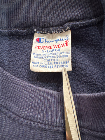 90‘s CHAMPION REVERSE WEAVE「ギリシャ文字 フラタニティ」USA製 スウェット