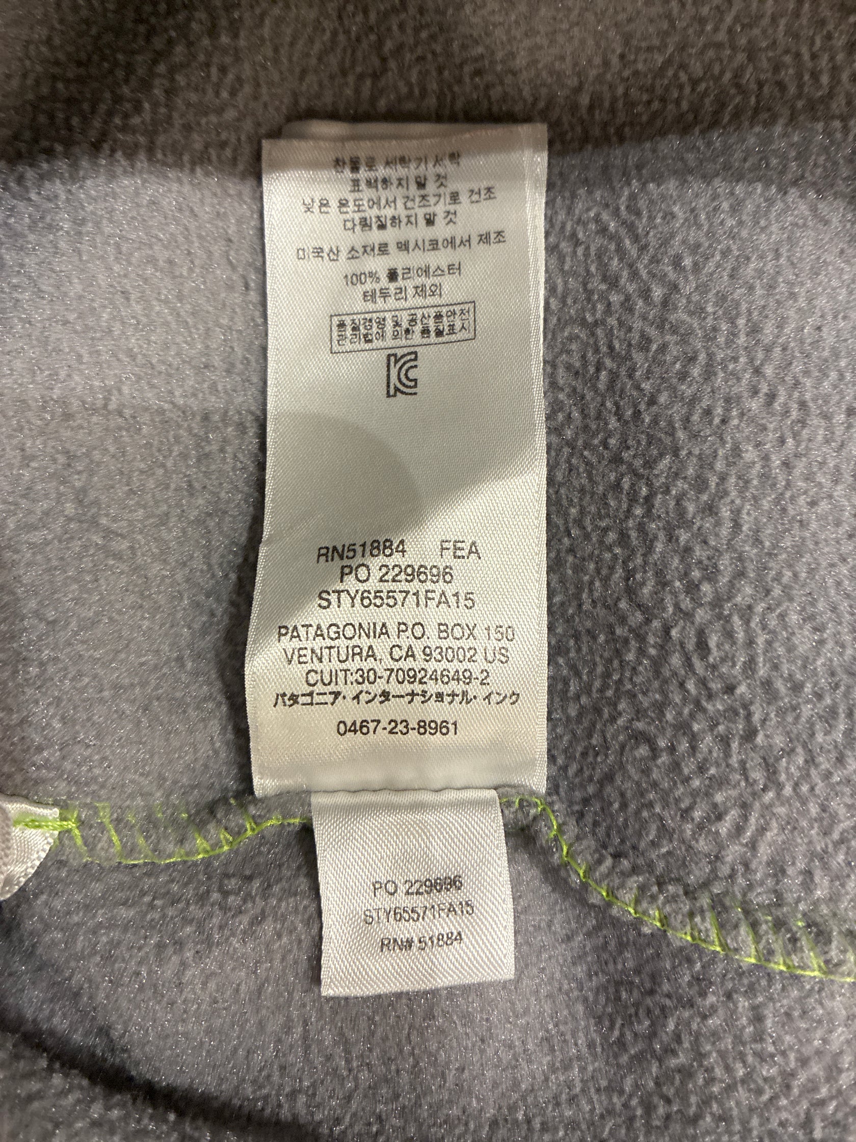 10's PATAGONIA「SYNCHILLA Snap-T 」フリースプルオーバー