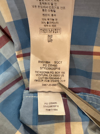 00's PATAGONIA「Madras Check Shirt」半袖シャツ