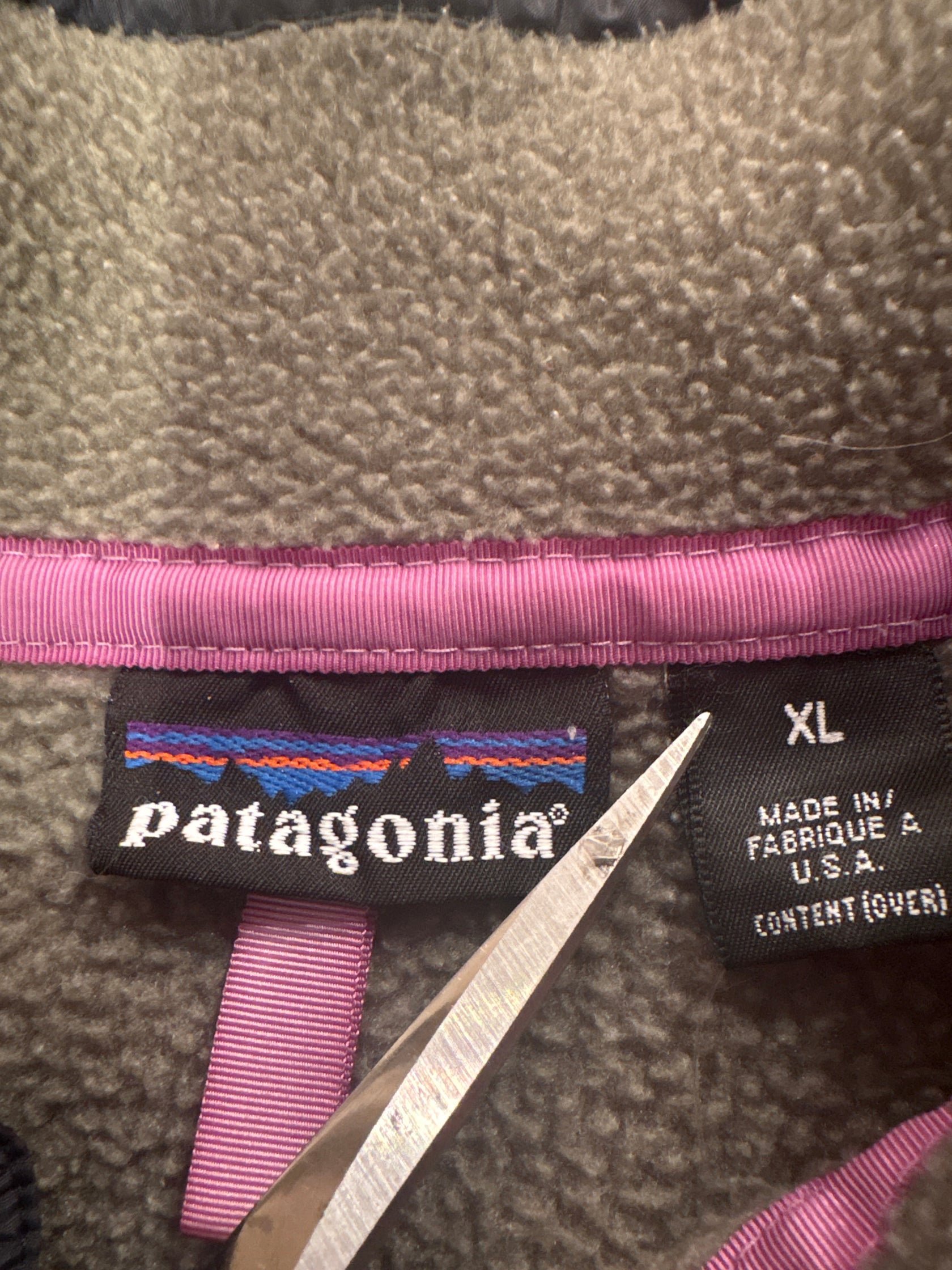 90's PATAGONIA「SYNCHLLA Snap-T」USA製 雪なしタグ フリースプルオーバー