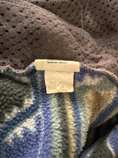 90's patagonia「Half-Zip Synchilla Sweater」USA製　総柄フリース