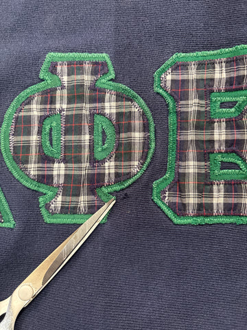 90‘s CHAMPION REVERSE WEAVE「ギリシャ文字 フラタニティ」USA製 スウェット