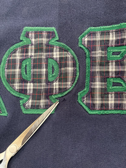 90‘s CHAMPION REVERSE WEAVE「ギリシャ文字 フラタニティ」USA製 スウェット