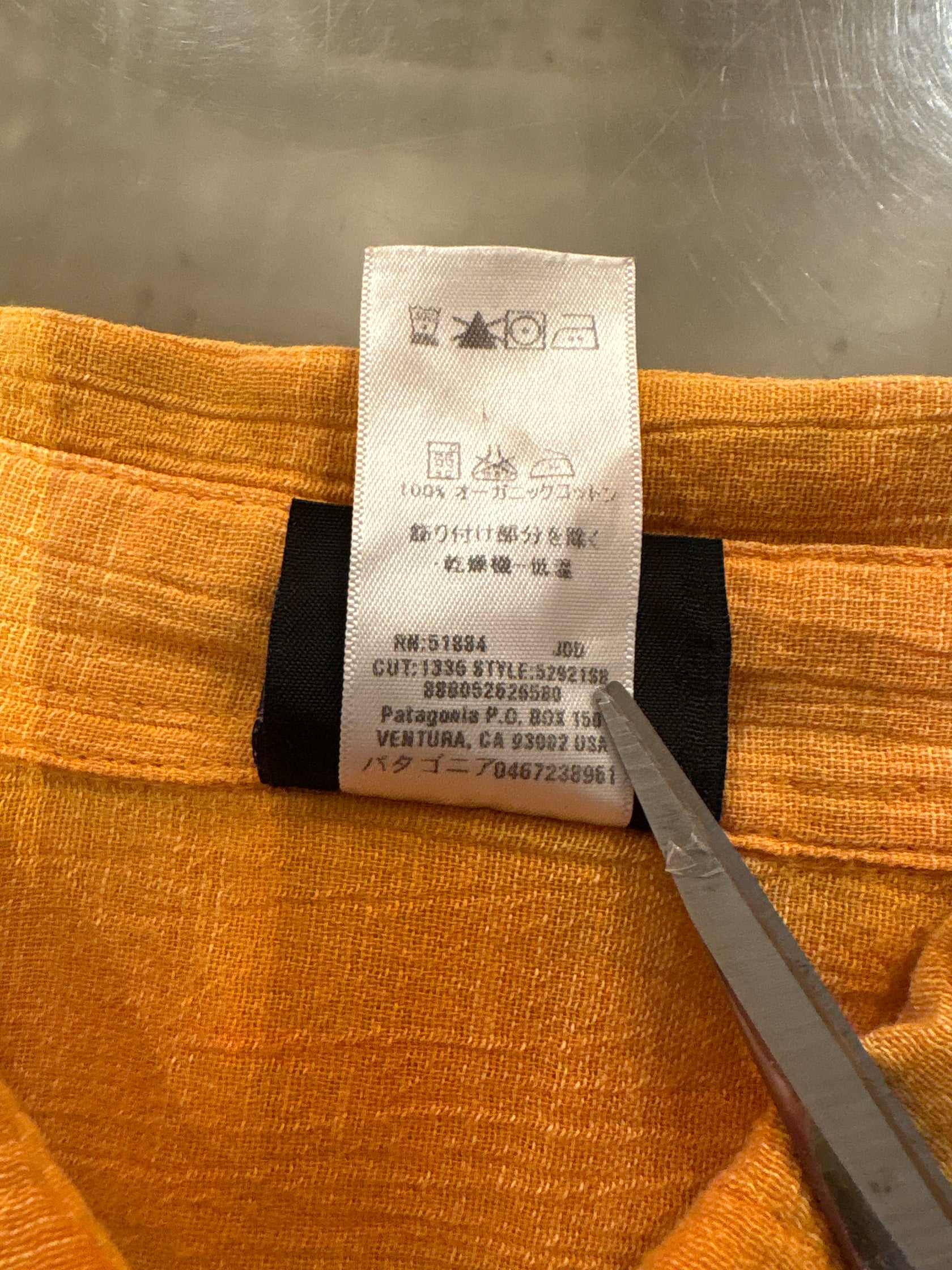 00's PATAGONIA「Organic Cotton Ombre Shirt」半袖シャツ