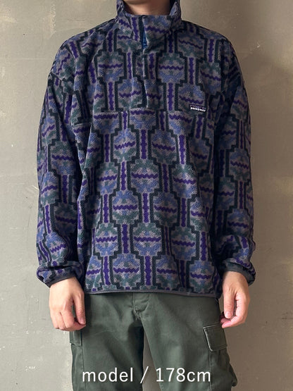 90’s PATAGONIA 「Synchilla Snap-T」フリースプルオーバー　USA製