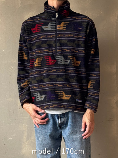 90’s PATAGONIA 「Synchilla sweater」ハーフジップ　USA製