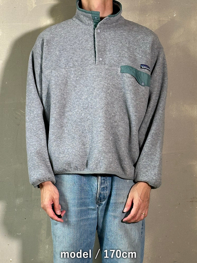Patagonia ヴィンテージ　フリース　S 90's PATAGONIA 「Synchilla Snap-T」フリースプルオーバー – FUJI